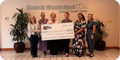 Beach Municipal FCU’s Coins for Community Program Supports VBCPS Back-to-School Care Fair