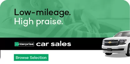 Enterprise Car Sales Lot Sale August 1st and 2nd