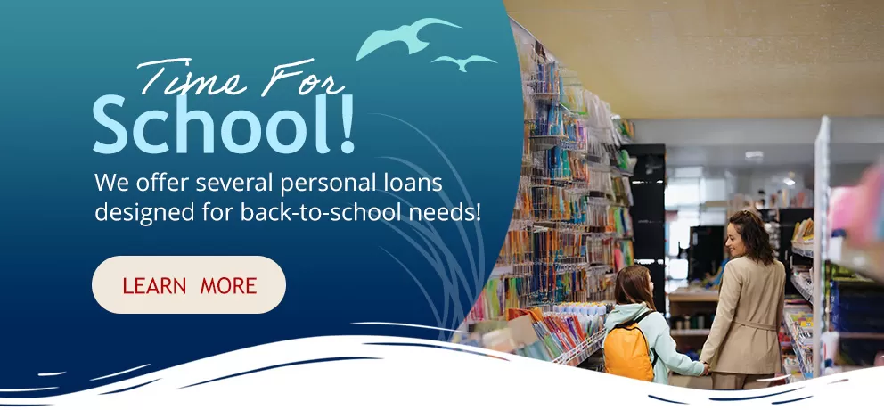 Picture of a child and mother picking out back to school items in a grocery store