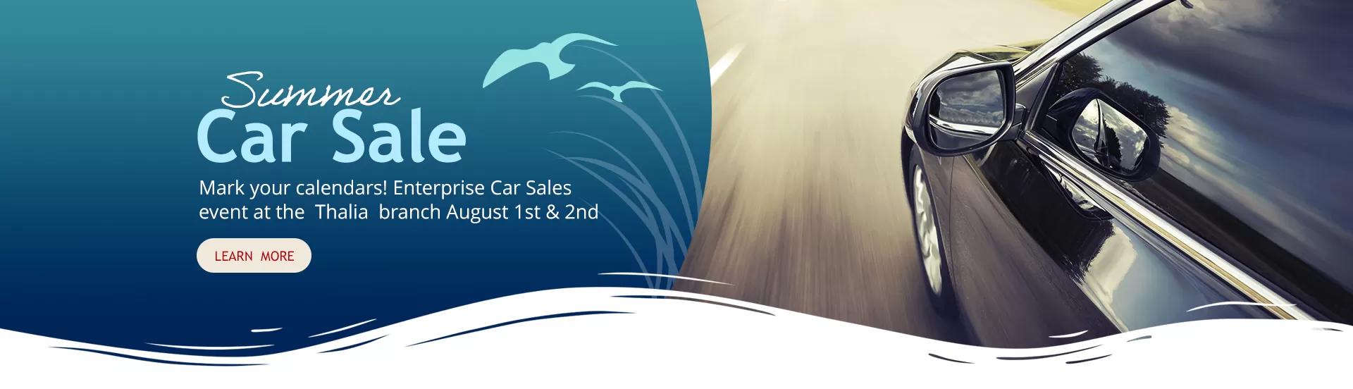 Enterprise Car Sale Lot Sale August 1 and 2