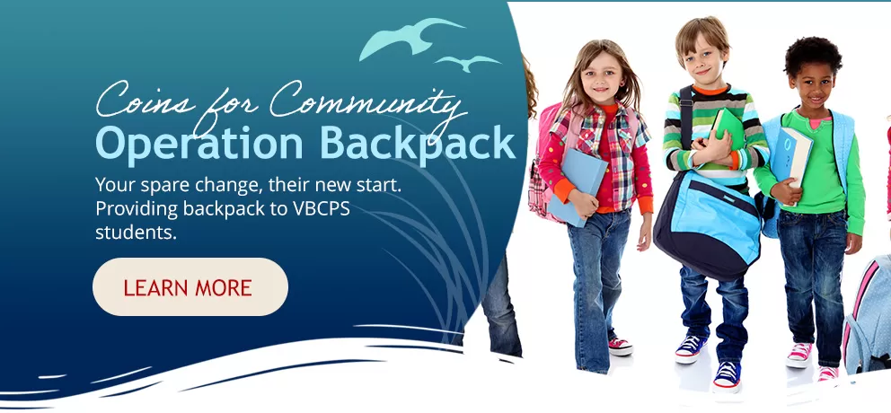 Children wearing backpacks