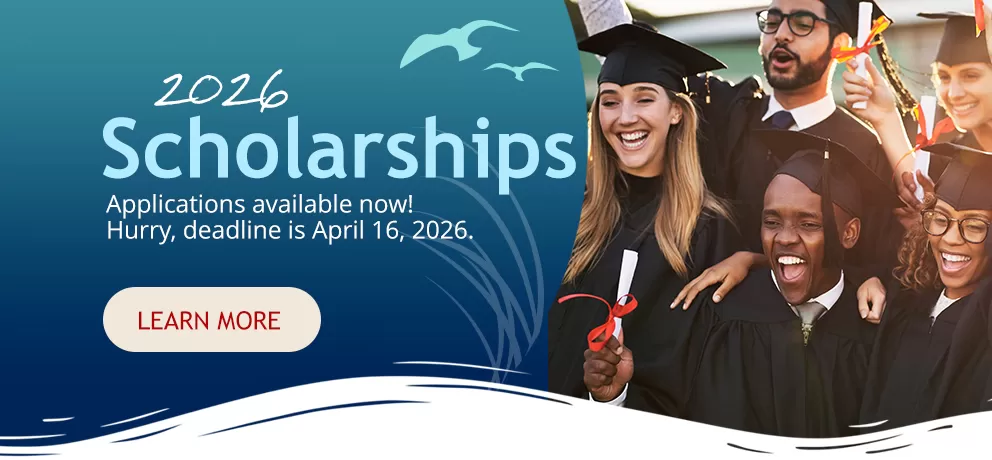 The Beach Municipal FCU scholarship applications are now available. Click on the banner to visit the scholarship page.