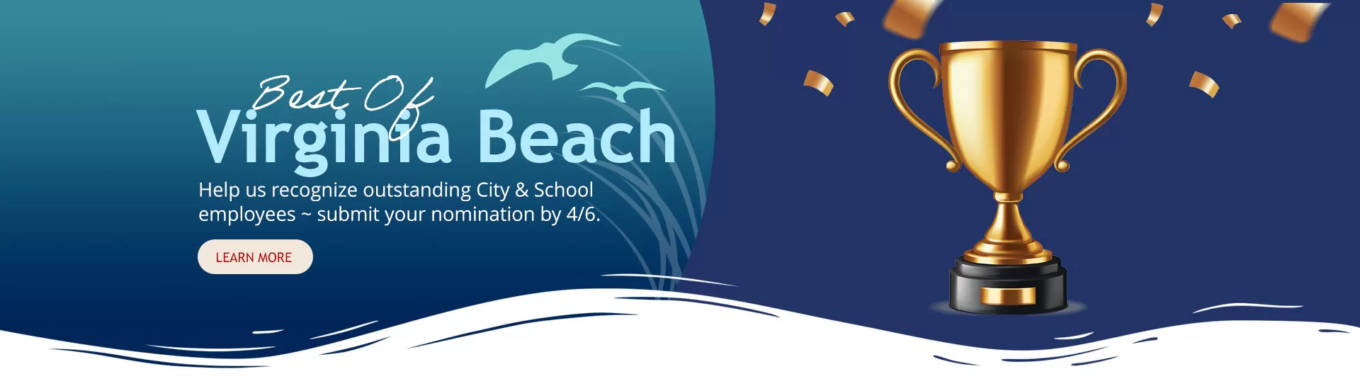 Nominate a City or School employee who makes a difference every day for Public Service & Teacher Appreciation Week by April 6.