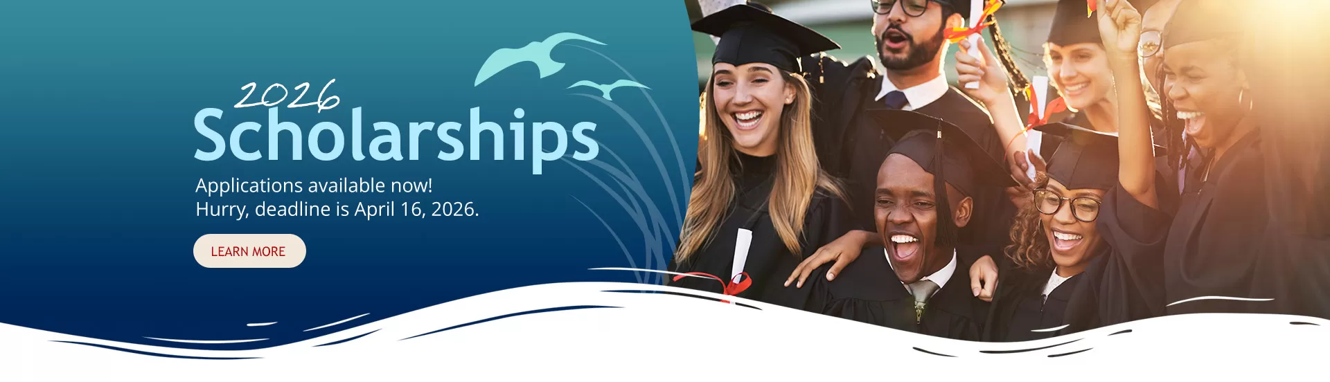 The Beach Municipal FCU scholarship applications are now available. Click on the banner to visit the scholarship page.