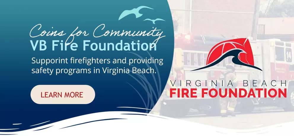 Coins for Community Supports Virginia Beach Fire Foundation