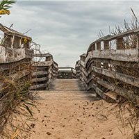 Beach Path Storm